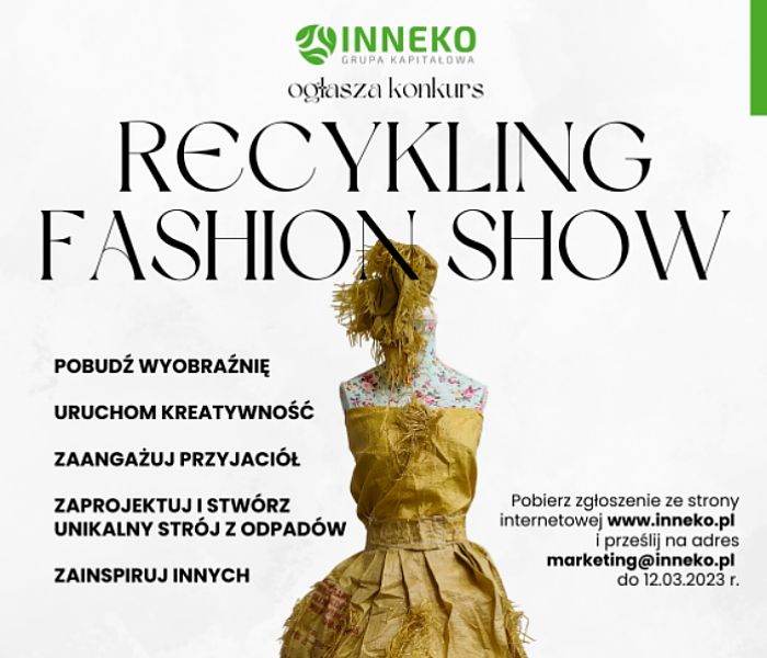 recykling fashion show